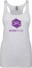 GRAY WOMENS RACERBACK