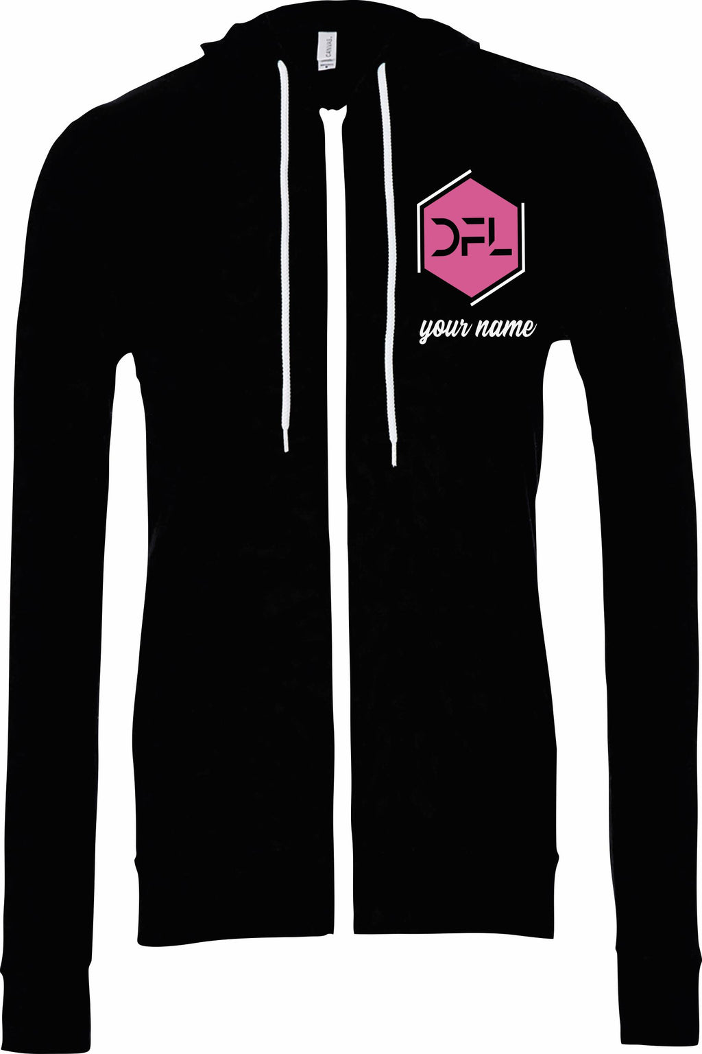 WOMENS ZIP UP HOODIE